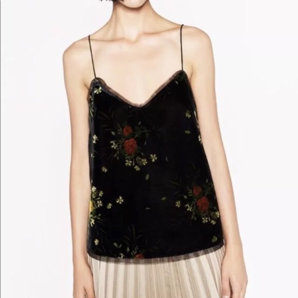 Zara Printed Camisole Top